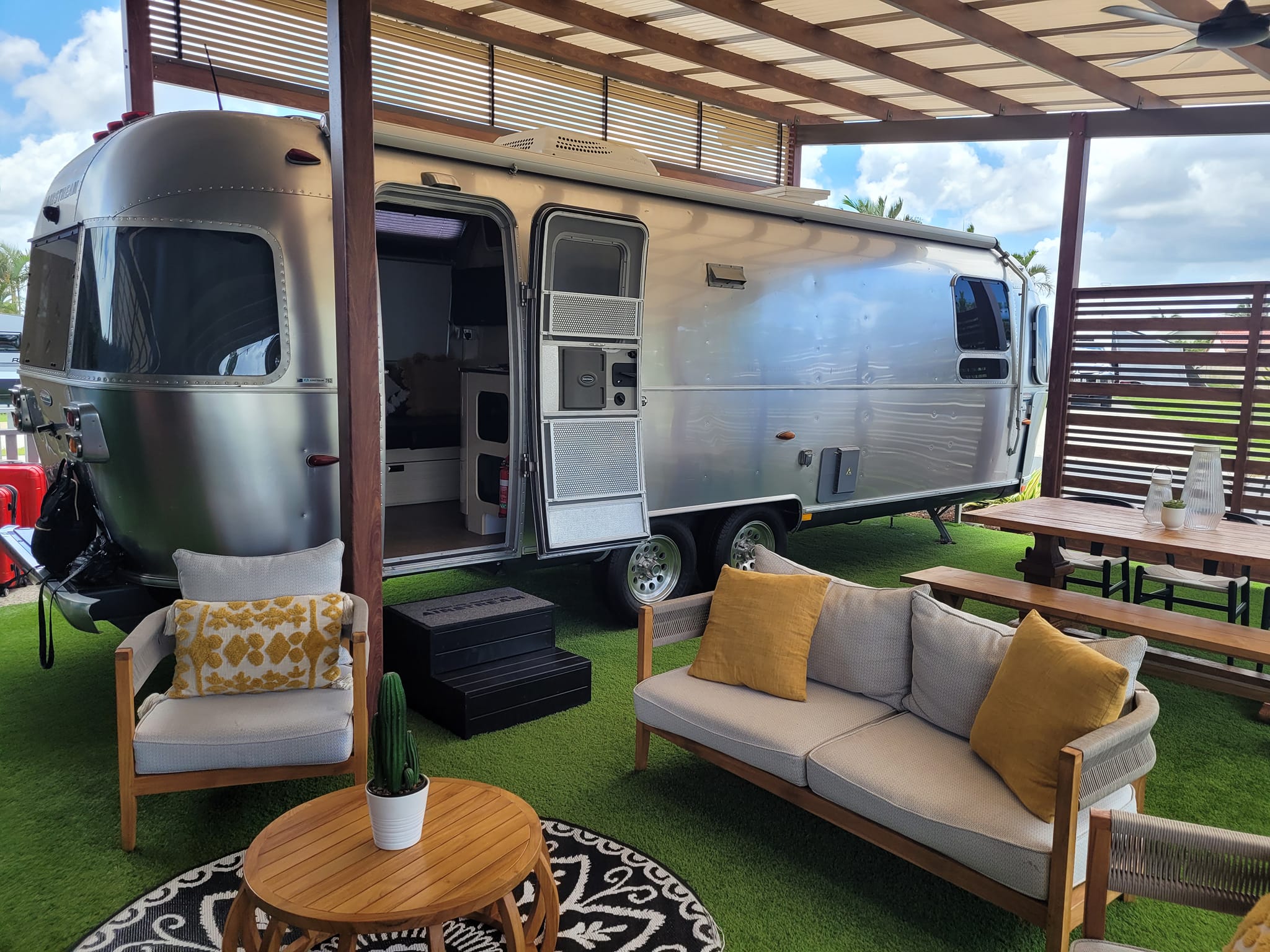 Airstream Caravan Glamping Brisbane Holiday Village