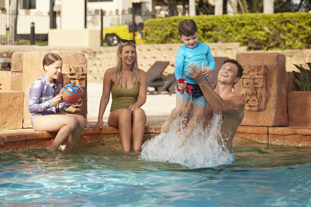 Brisbane Holiday Village's Lagoon of the Sun Swimming Pool