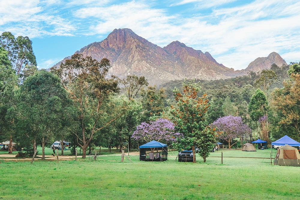 Things to Do in Brisbane in Spring - Camping at Mountain Base