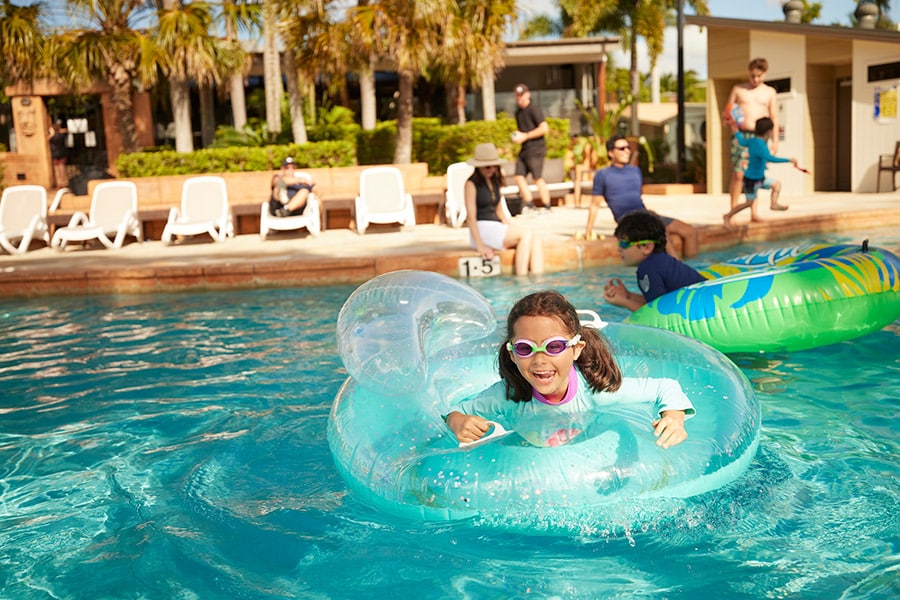 Lagoon of the Sun swimming pool | Brisbane Holiday Village