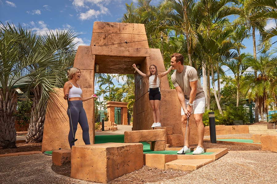 The Inca Trail 18-hold Putt Putt Course | Brisbane Holiday Village